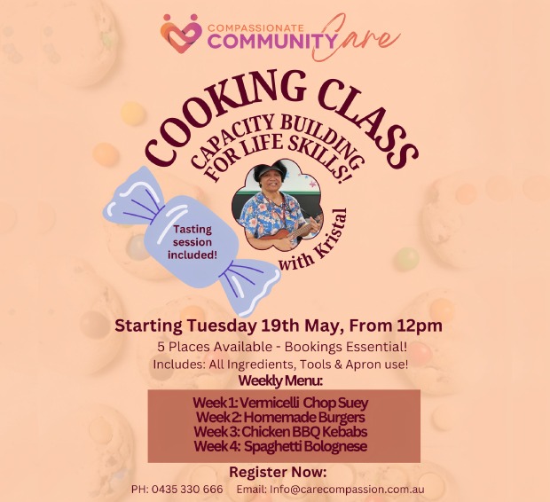 Capacity Building Session - Cooking Classes with Kristal