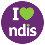 I Love NDIS logo